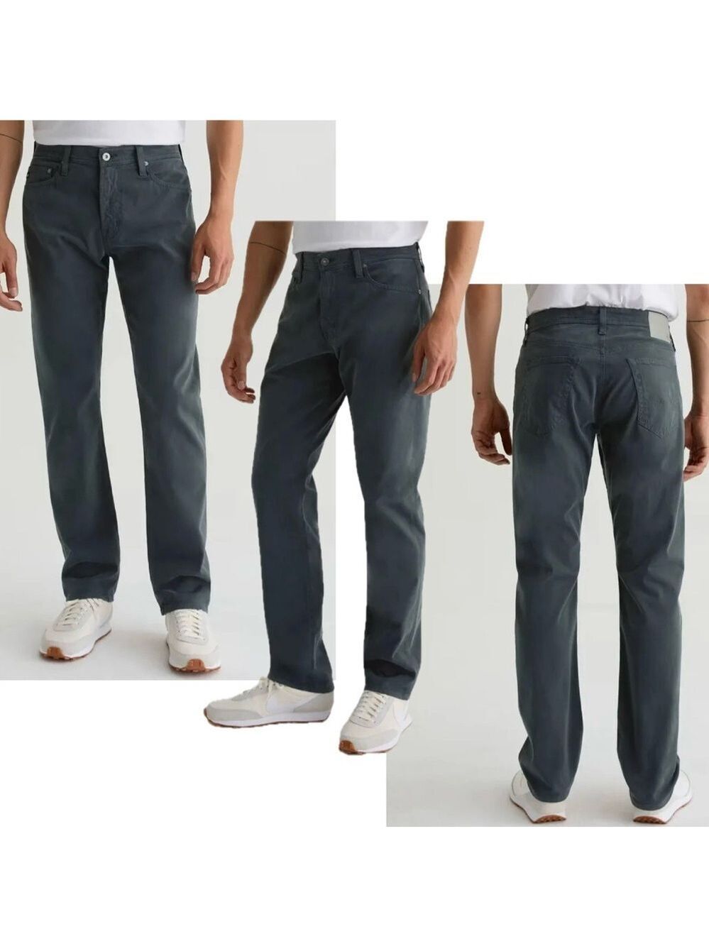 AG adriano goldschmied the graduate tailored leg pants Sz 30X34 Grey Steel